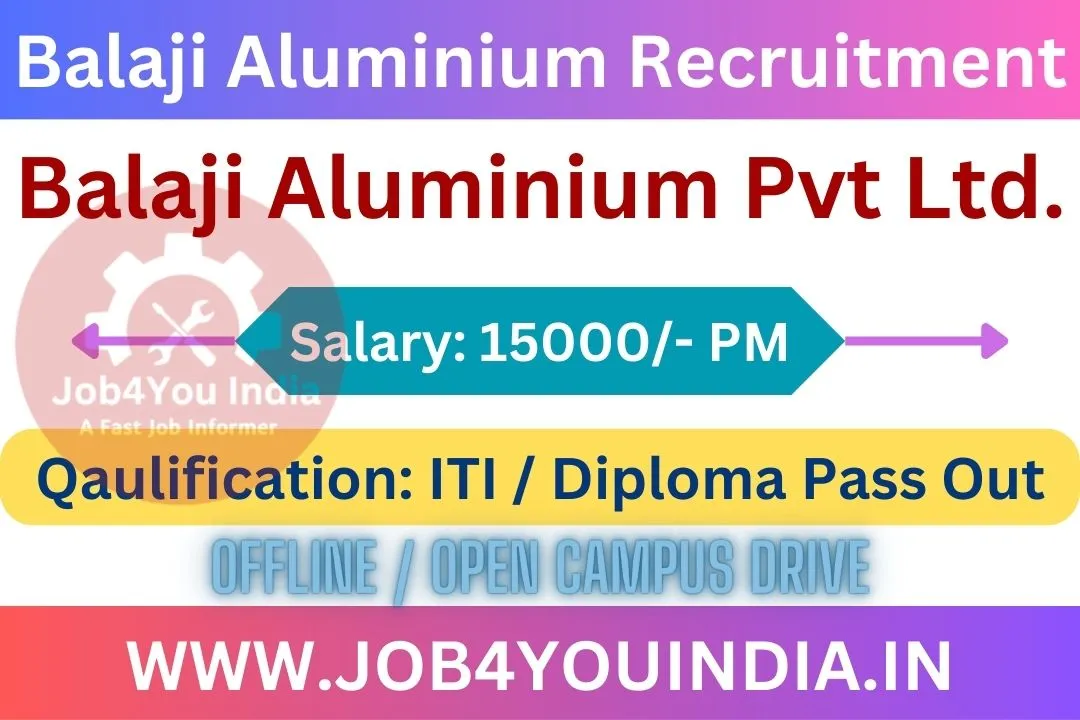 Balaji Aluminium Recruitment