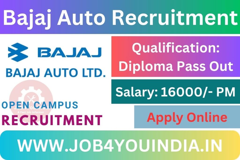 Bajaj Auto Recruitment 2023