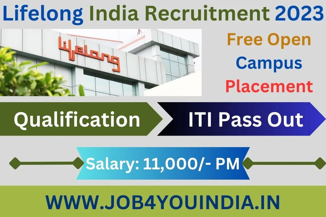 Lifelong India Recruitment 2023