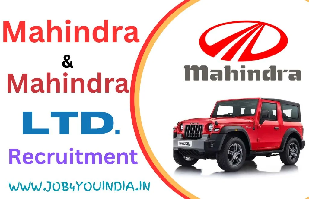Mahindra and Mahindra Recruitment 2024