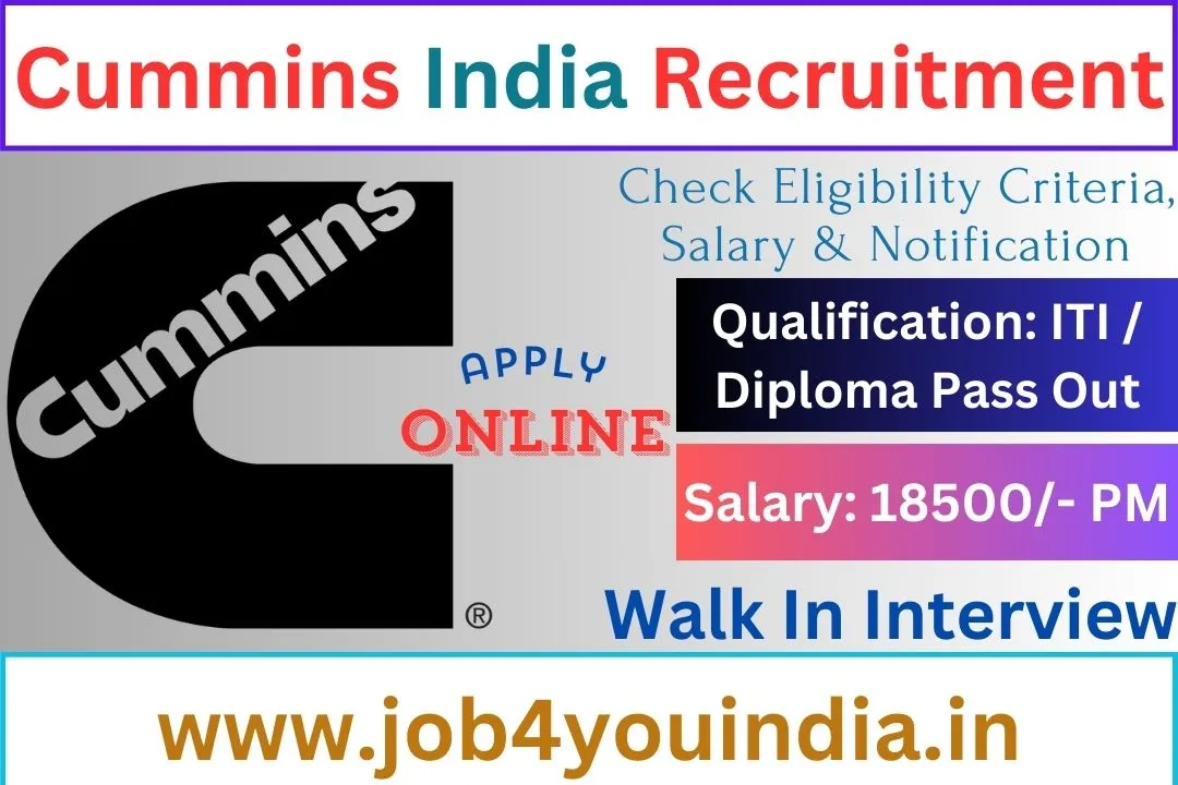 Cummins India Recruitment